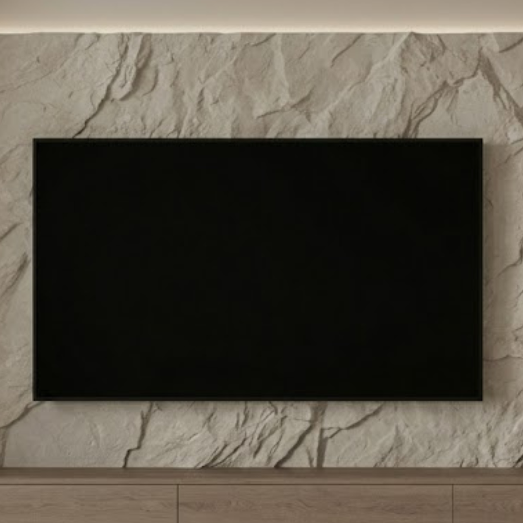 3D mountain and rock pattern stamp by DFA Decor for creating detailed natural stone surfaces.