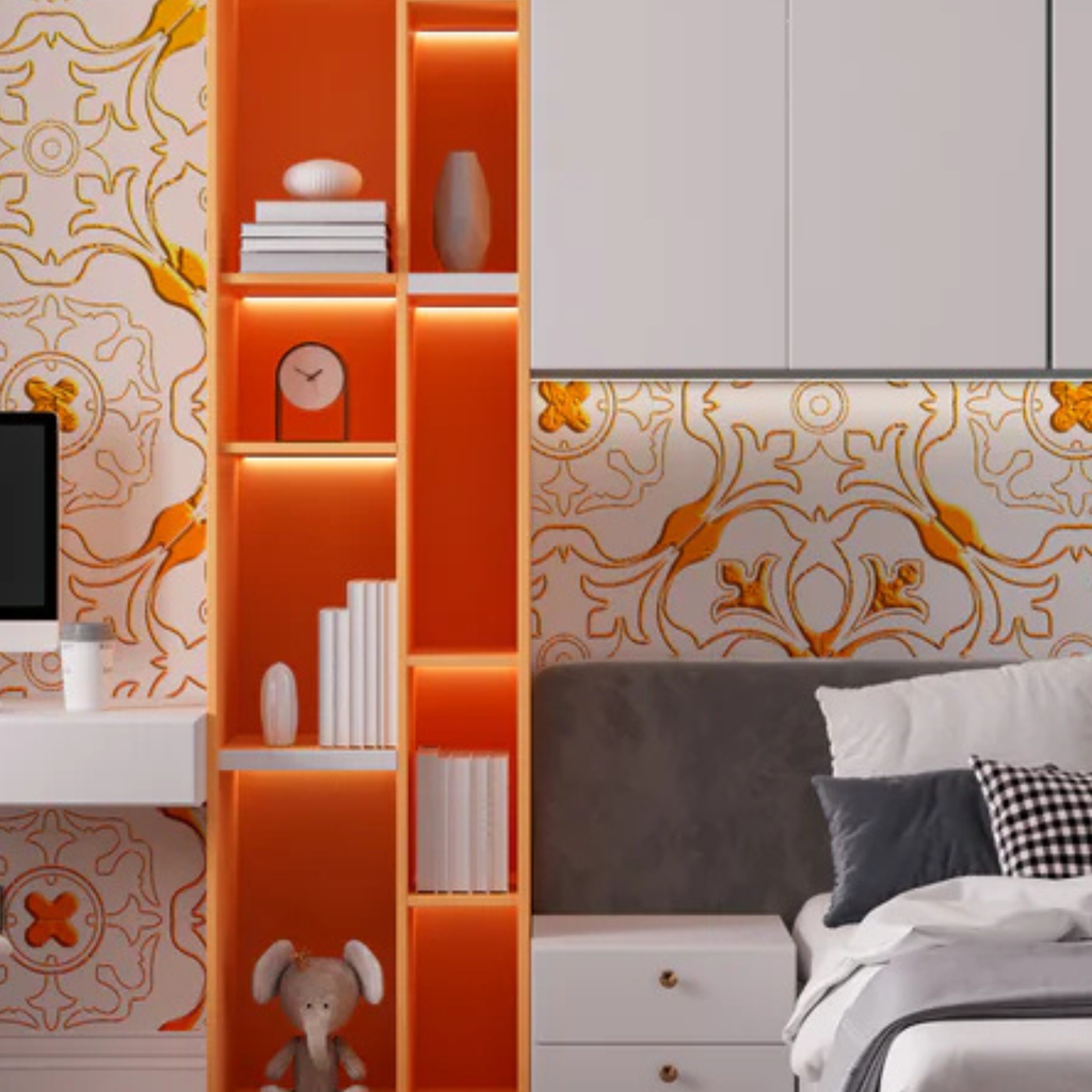 Creative wall stencil ideas from DFA Decor for decorating every room with unique patterns and style.