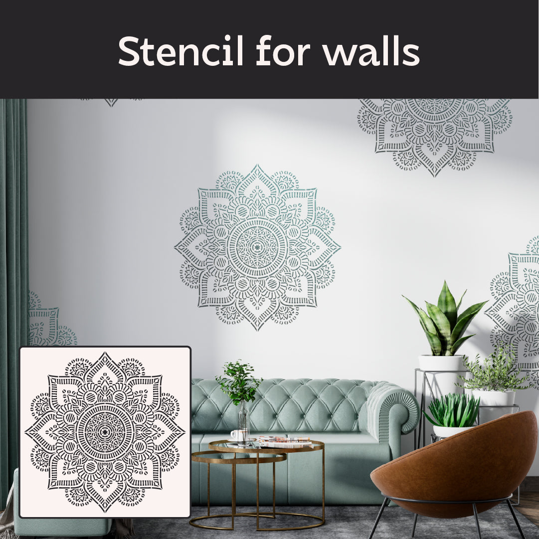 DFA Stencil "Mandala" - easily create beautiful and symmetrical decor 0.3-1 mm (С00139)
