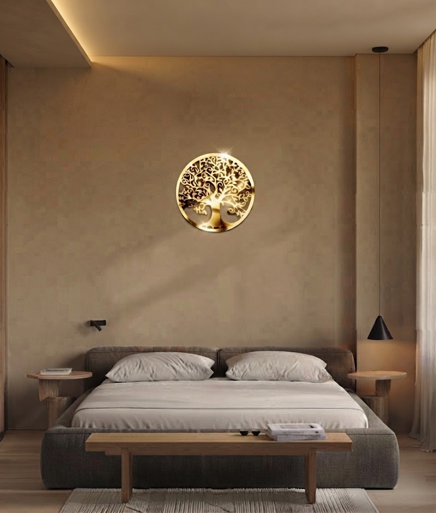 Mirror decor: a traditional protective amulet with a modern twist (YA00107)