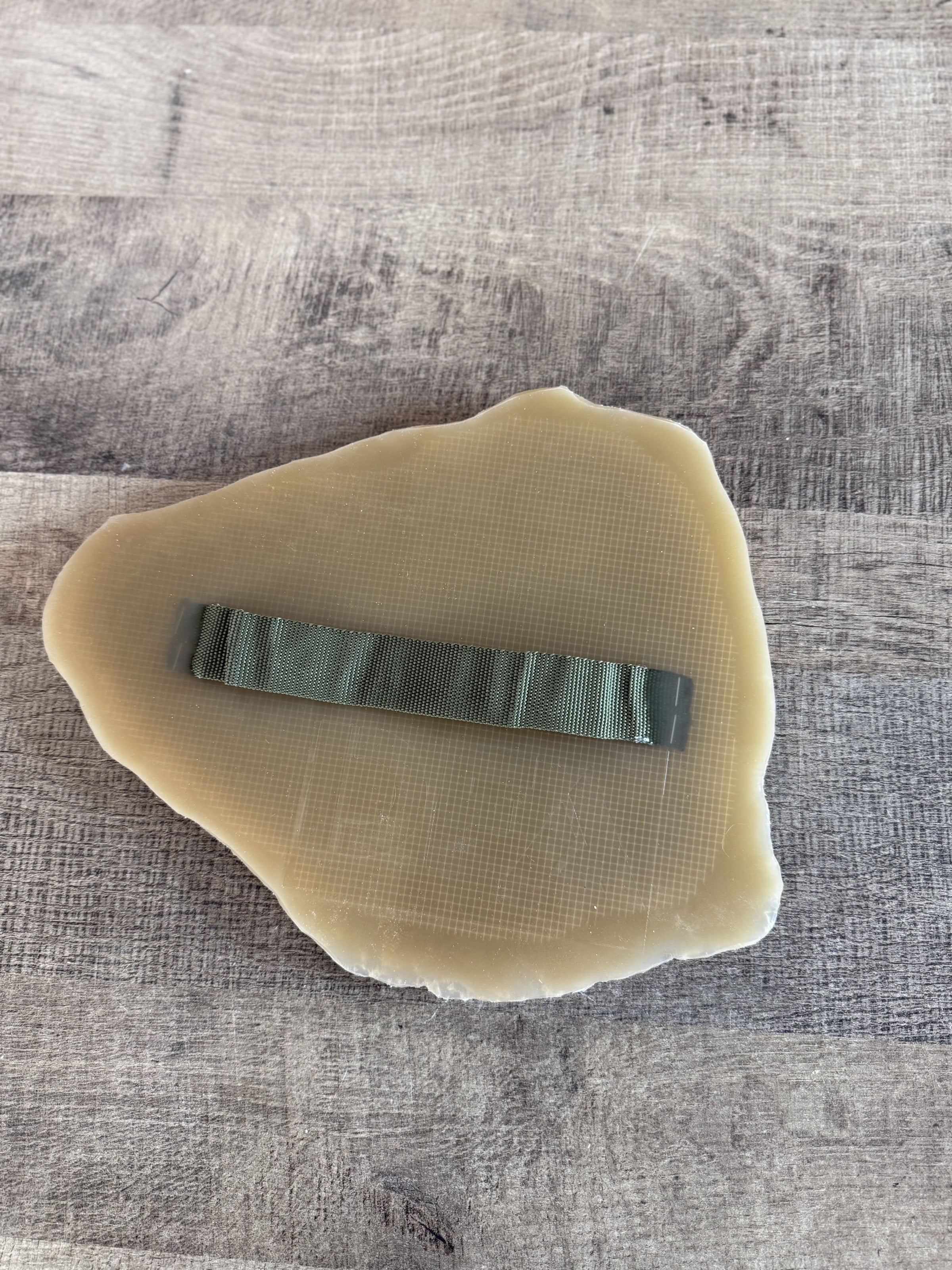 Silicone matrix/impression for decoration DFA Transcarpathian slate 2 with handle, thickness 15 mm (W00047)
