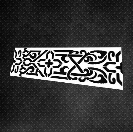 Stencil DFA Border, stencil for putty and paint (B00030)