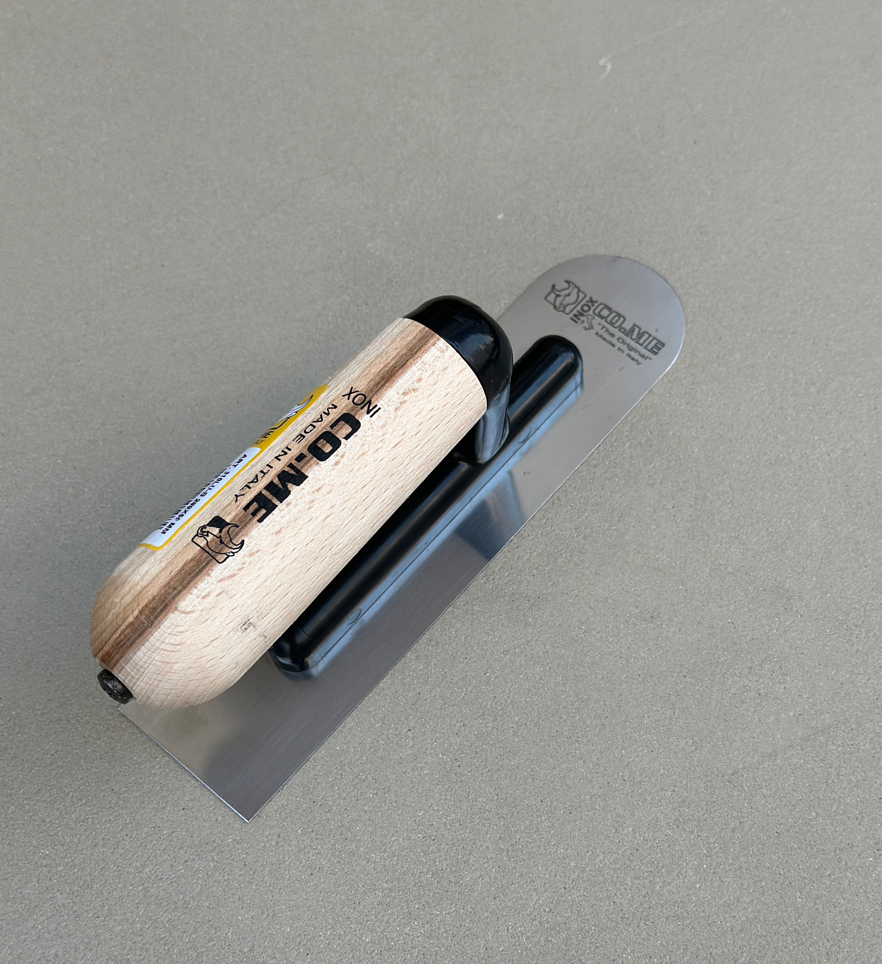 Co.Me Small Polishing Spatula with Rounded Edge (Stainless Steel) 310LU-B