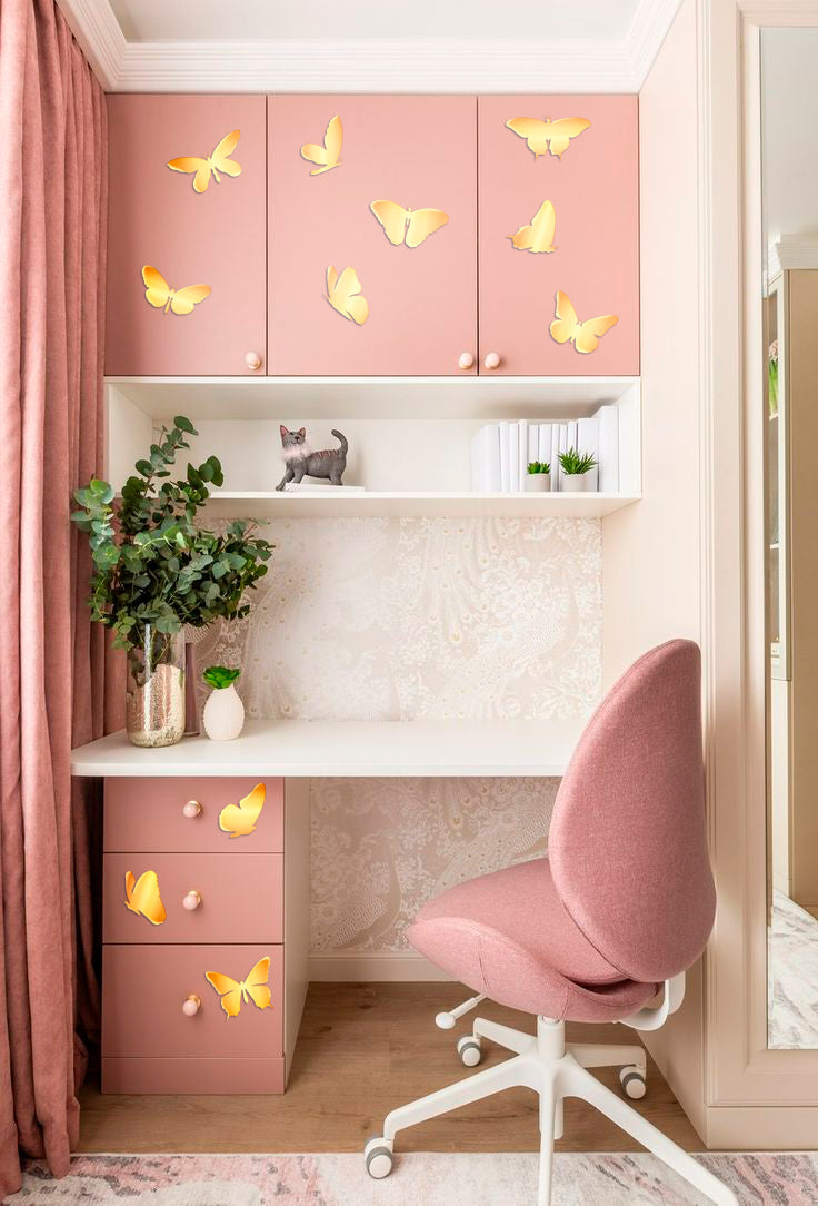 Create a spring mood: Mirror decor DFA Butterflies for the home, 11 pcs (YA00001)