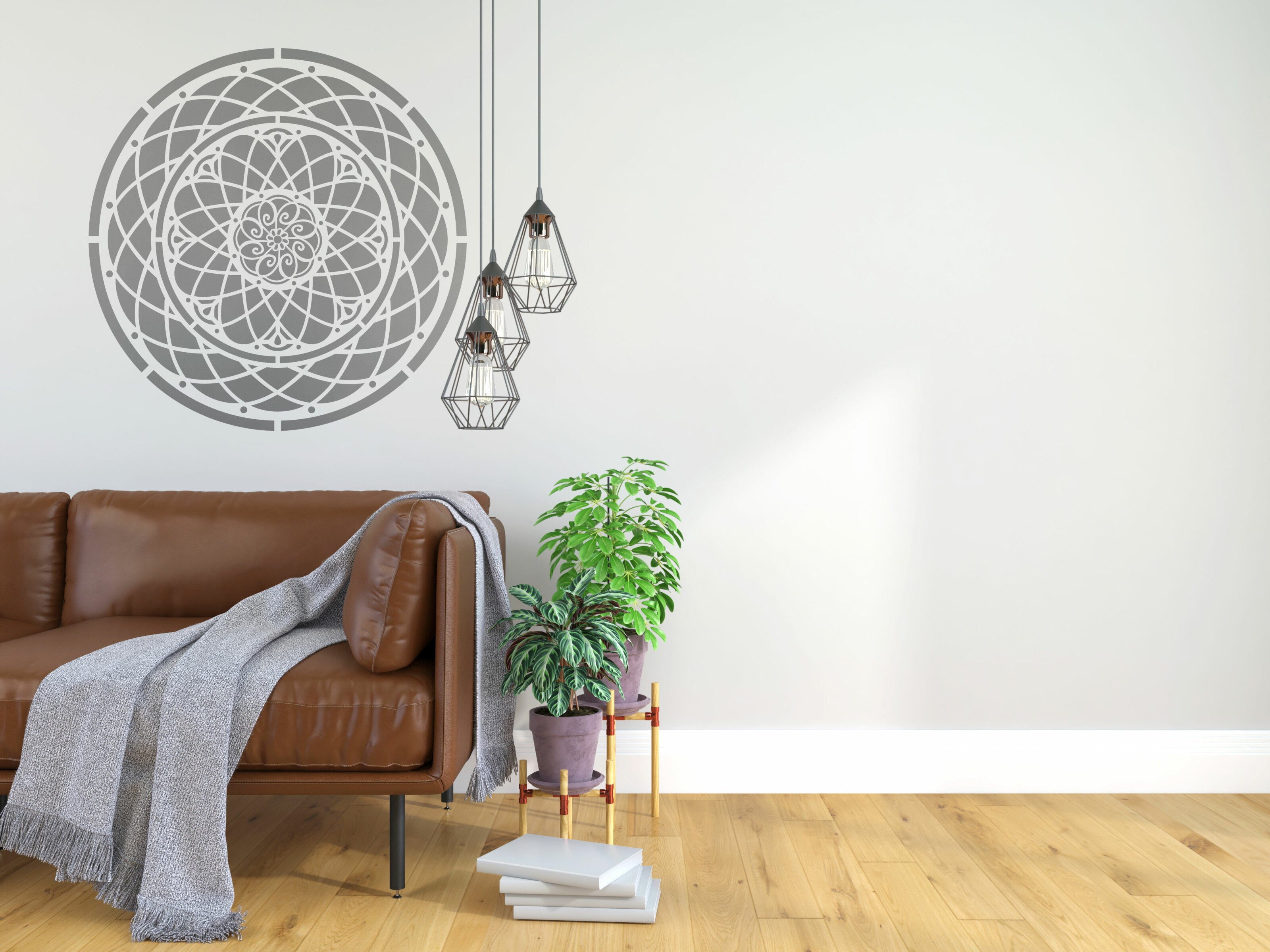 Stencil DFA reusable Round pattern 62 for plaster and paint 0.3-1mm (C00062)
