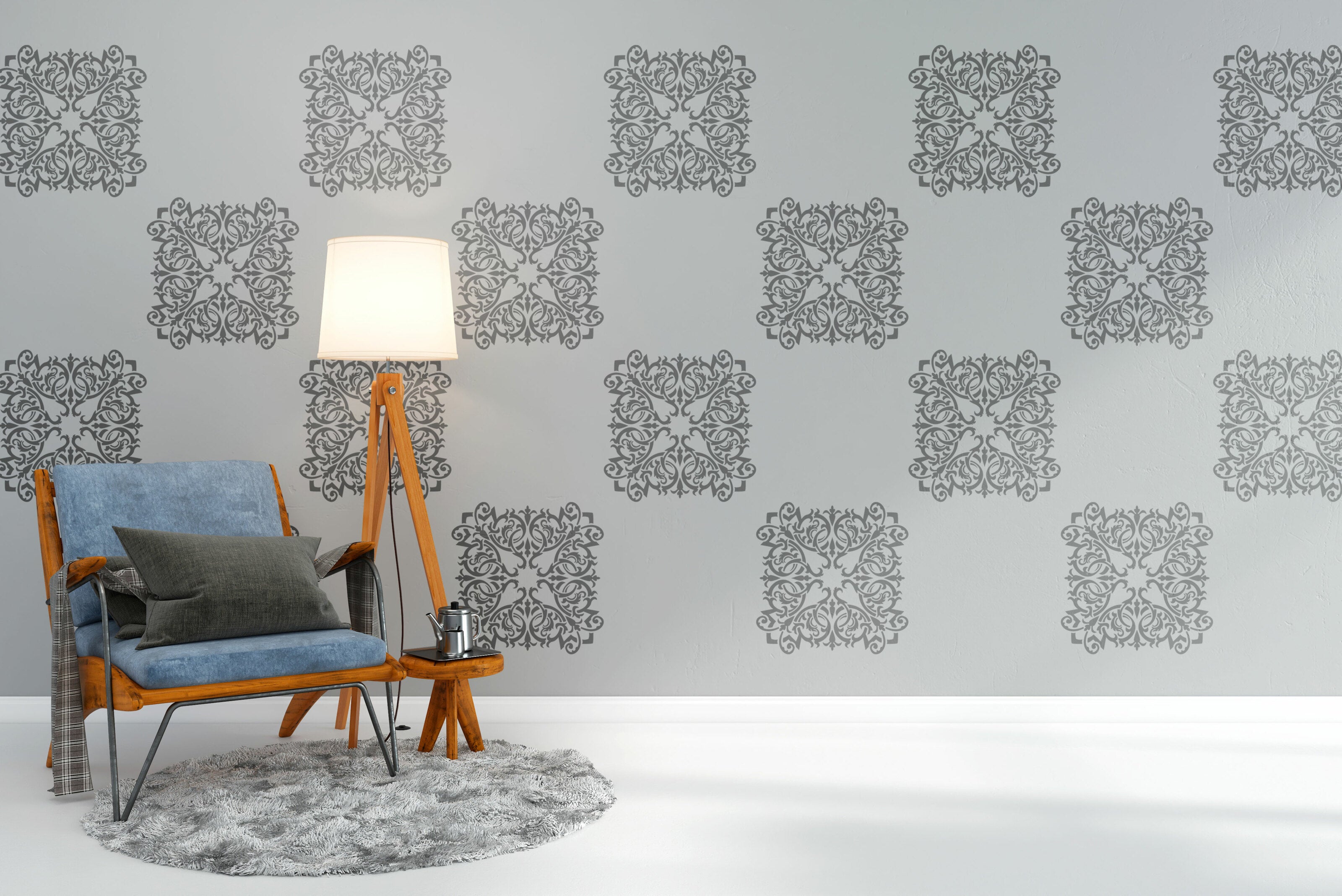 Stencil DFA Square pattern, for plaster and paint 0.3-1mm (K00034)