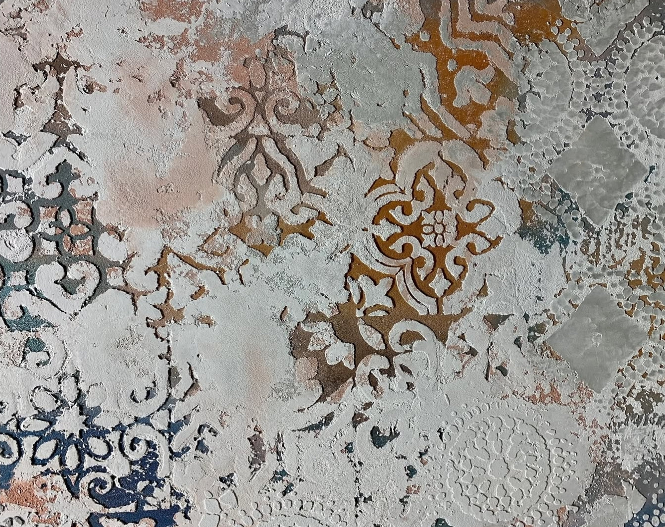 Stencil DFA Square pattern for plaster and paint 0.3-1 mm (K00115)