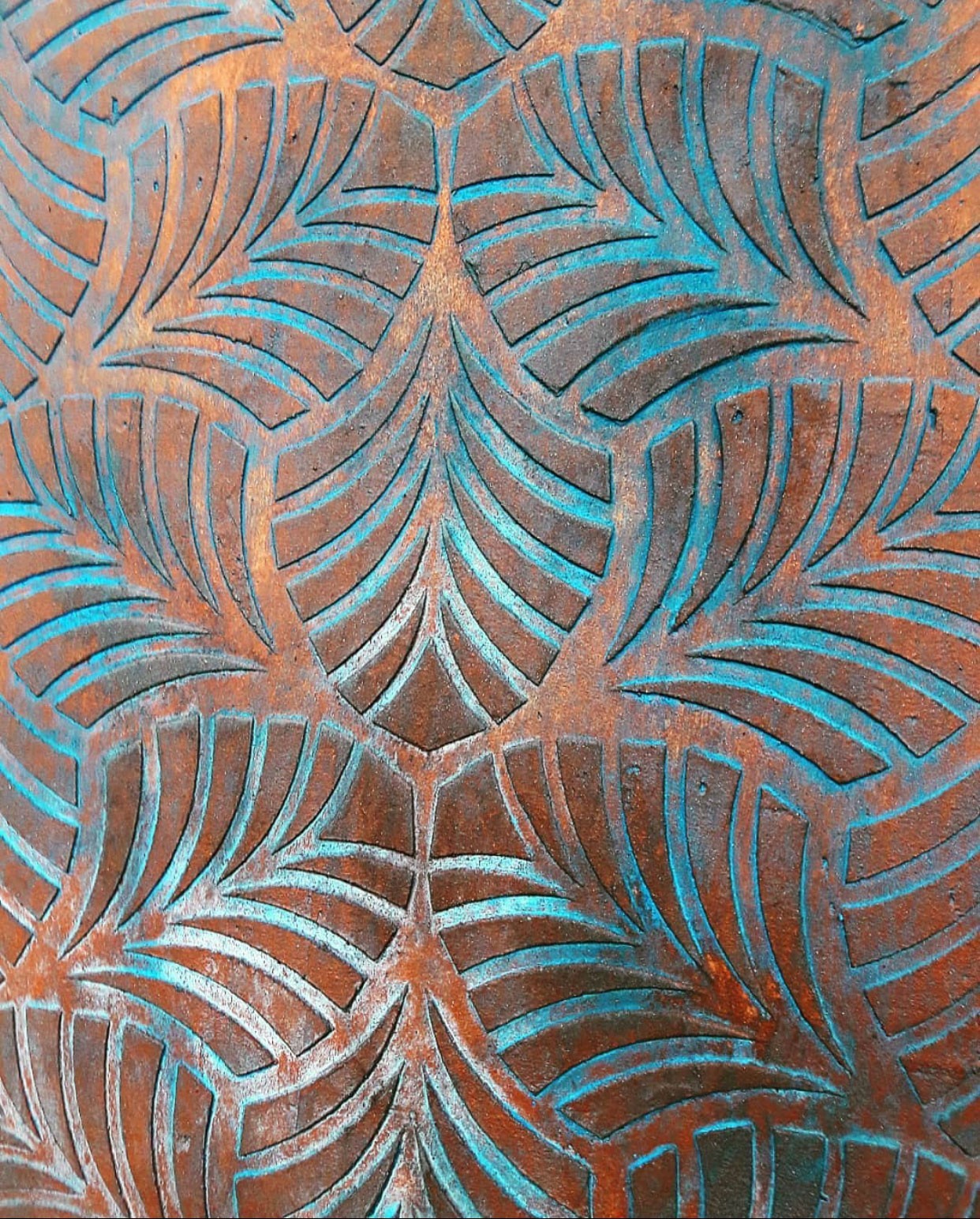 Stencil DFA for decoration Priroda for plaster and paint 0.3-1mm (P00002)