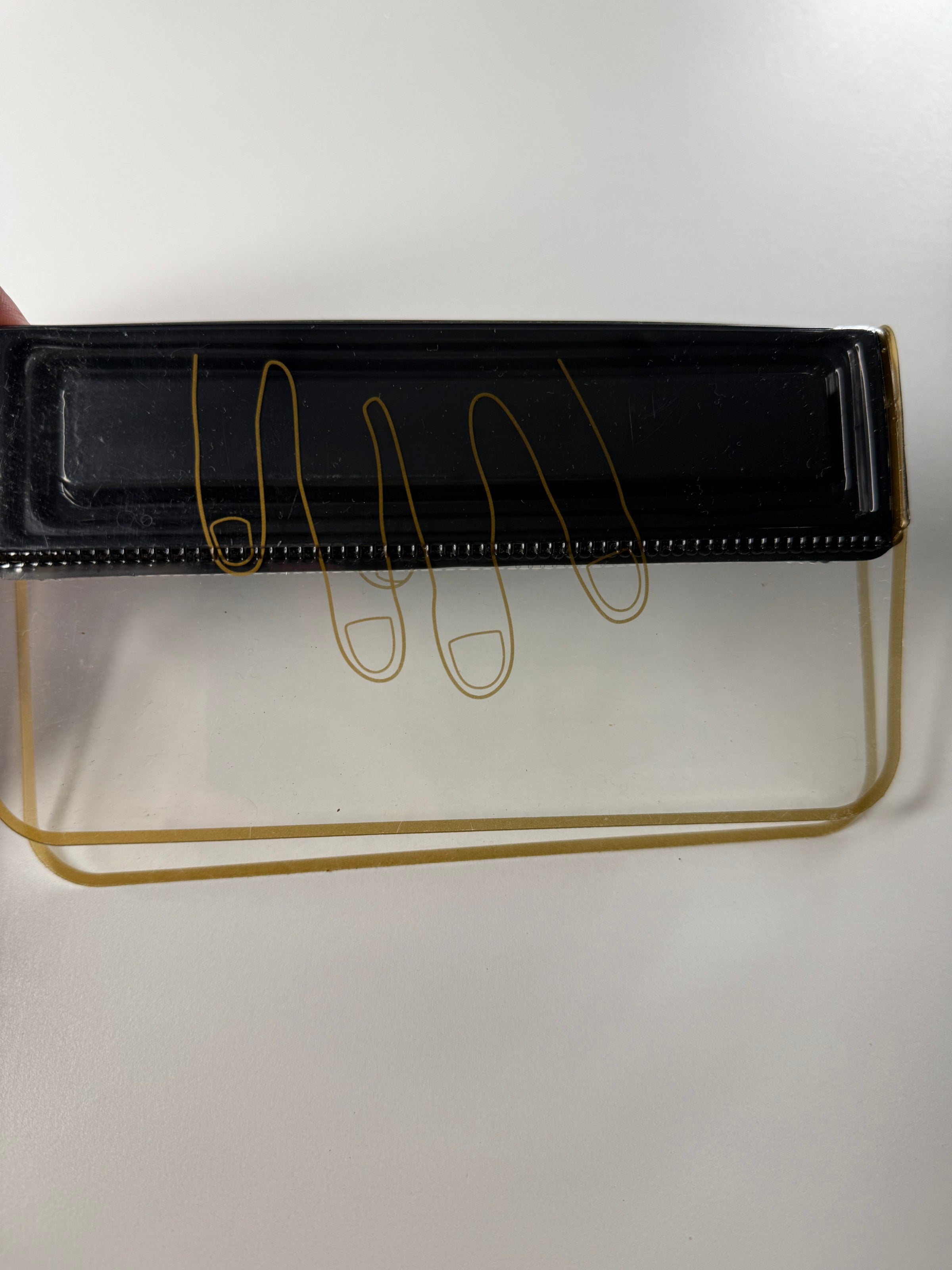 Spatula for structure Frog with double blade 17x10 cm (DFT1710)