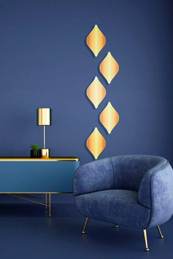 Quick Transformation: DFA Rhombus Mirror Decor to Update Your Home, 5pcs/10pcs/15pcs (YA00009)