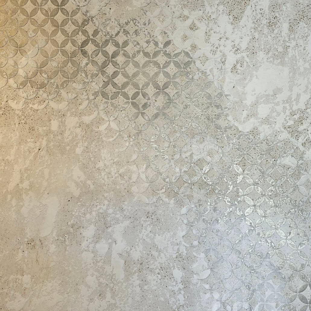 Geometric ornaments DFA - stylish stencil for decorative plaster and paint 0.3-1 mm (G00023)