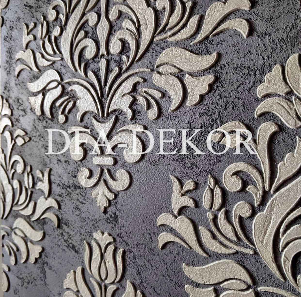 Reusable stencil DFA Damascus, for plaster 0.7 mm (D00005)