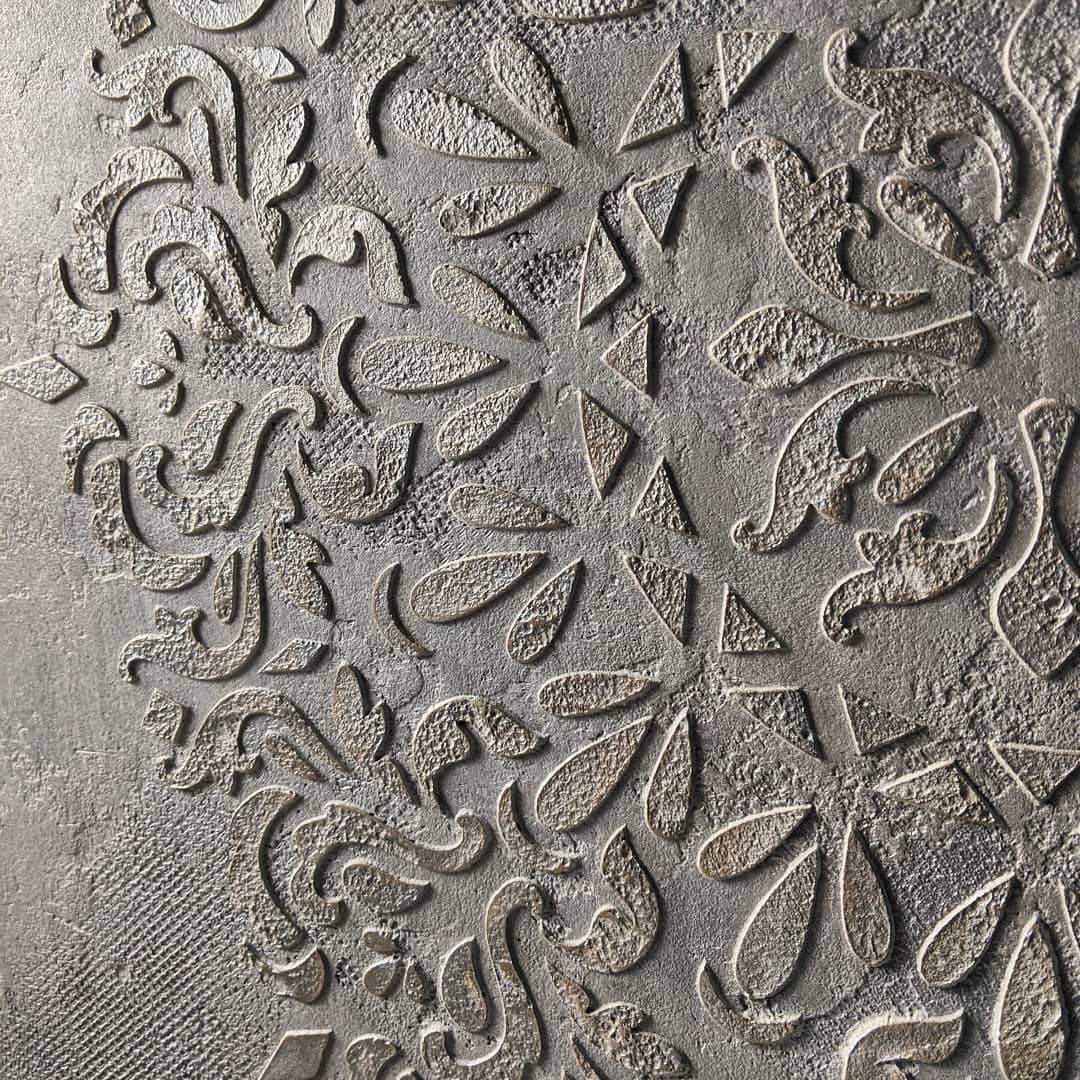 DFA circular patterns - inspiration for an accent wall 0.3-1 mm (C00004)