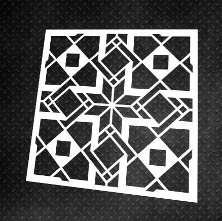 Stencil DFA Embroidery for plaster and paint 0.3-1mm (Z00013)