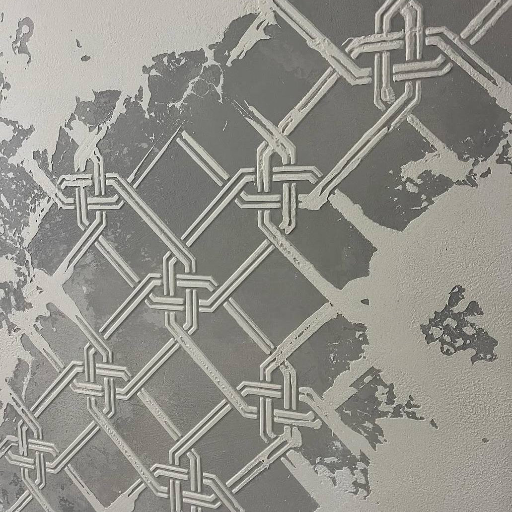 Luxurious oriental pattern for decorative plaster and paint 0.3-1 mm (V00053)