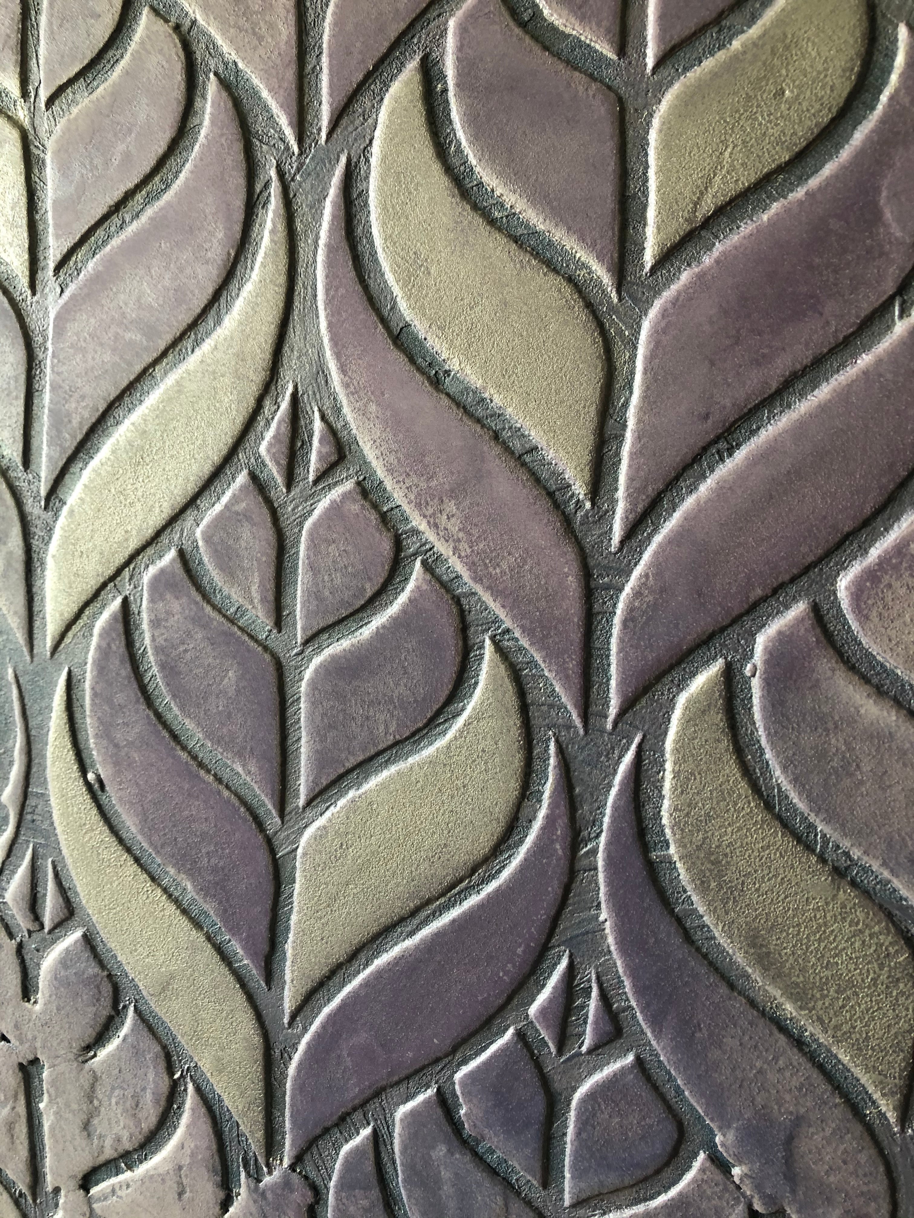 Plant patterns on the walls - stencil DFA Nature for your design 0.3-1 mm (P00001)