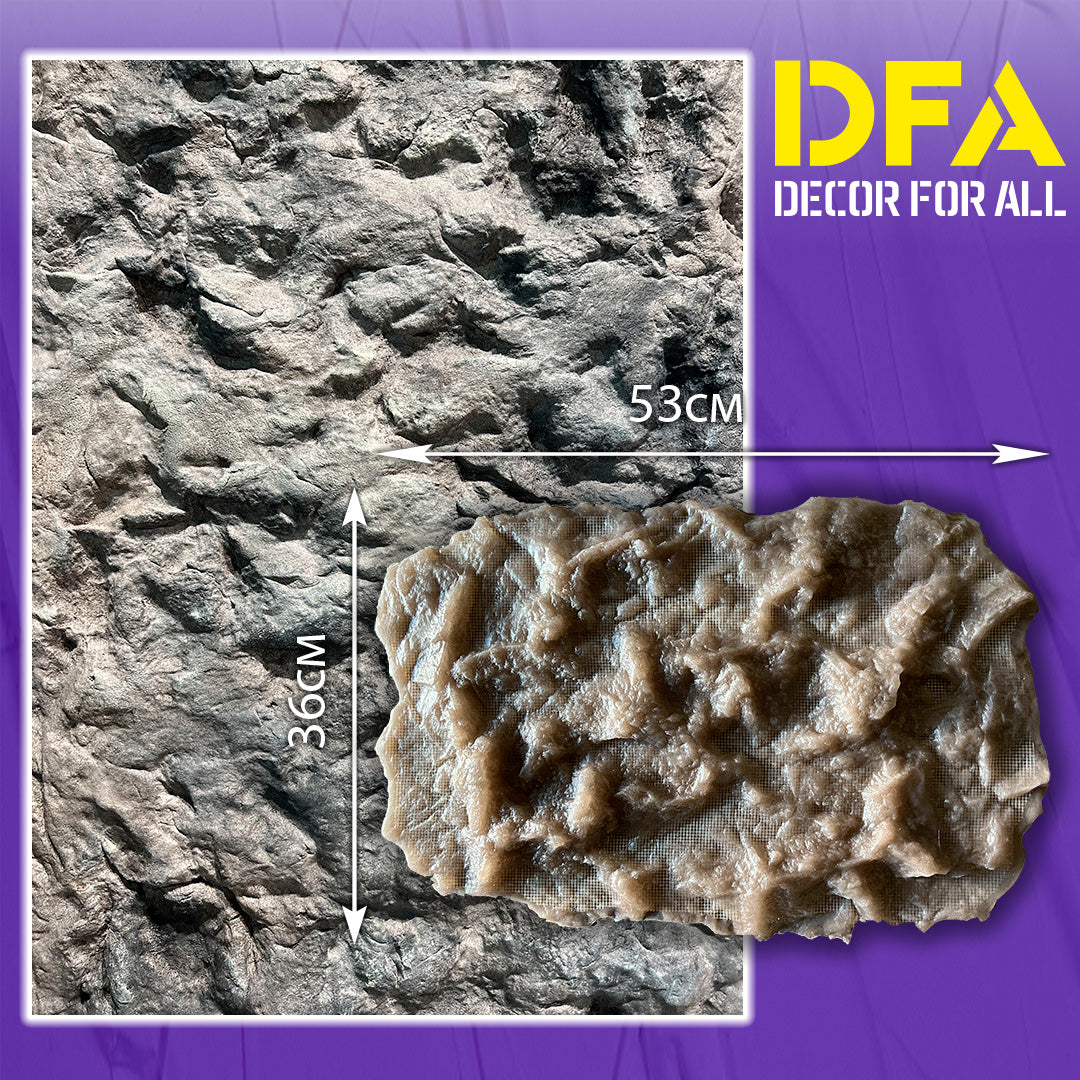 Silicone impression for decoration Stone texture (brown) W00012