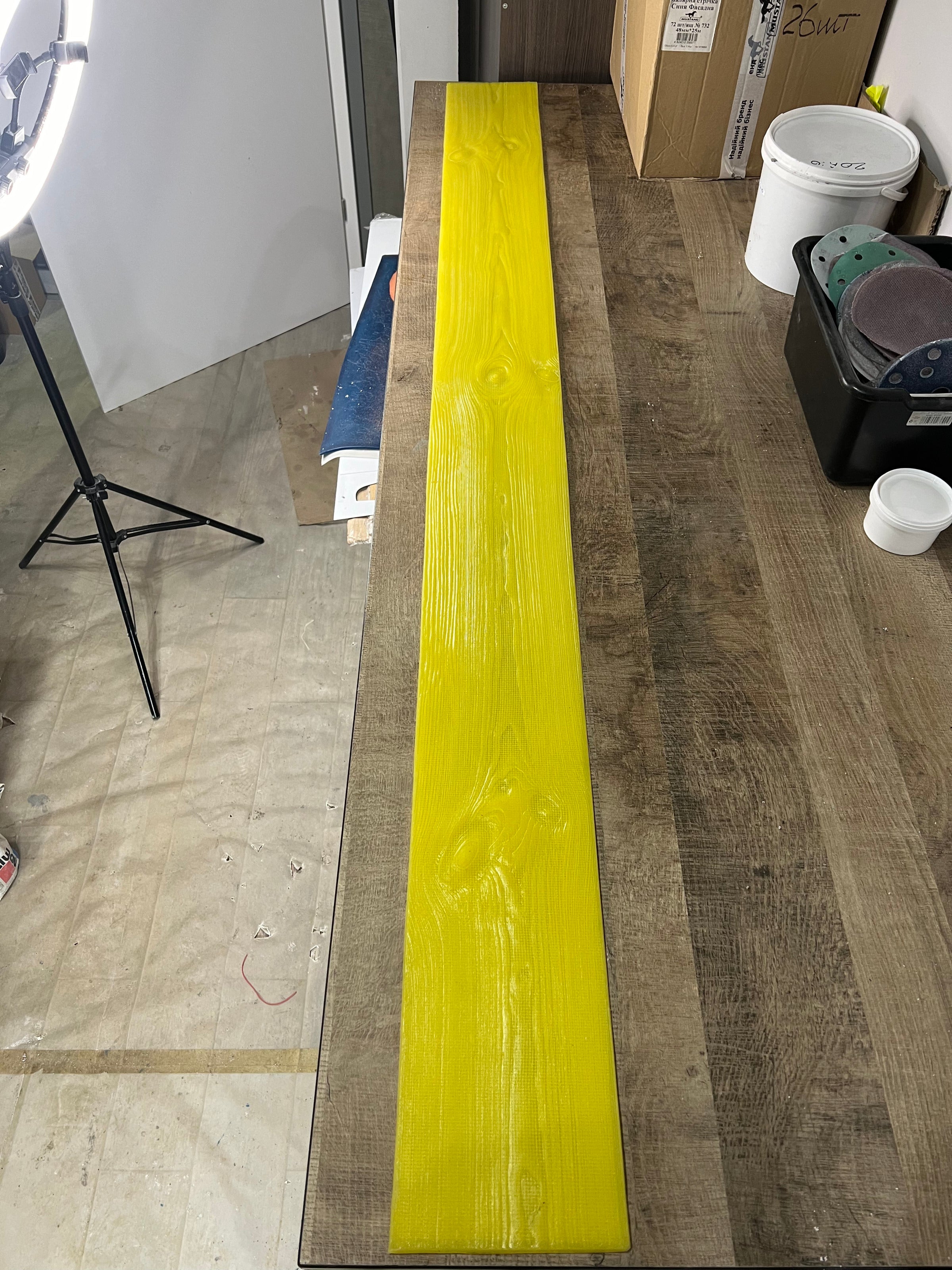 Silicone impression for decoration Tree 5 (yellow) W00025