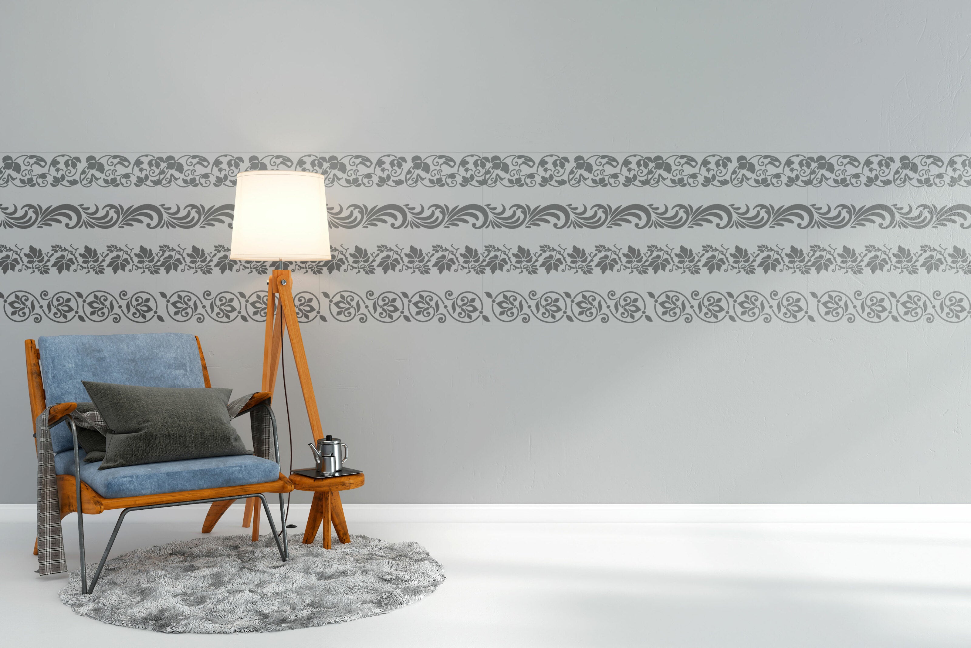 Stencil DFA Border, for plaster and paint 0.3-1mm (B00003)