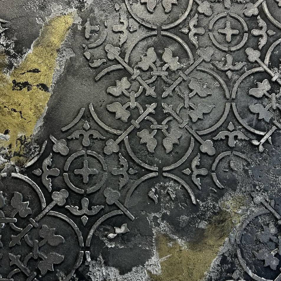 Oriental ornament for walls - sophisticated decor with stencil DFA 0.3-1 mm (V00006)