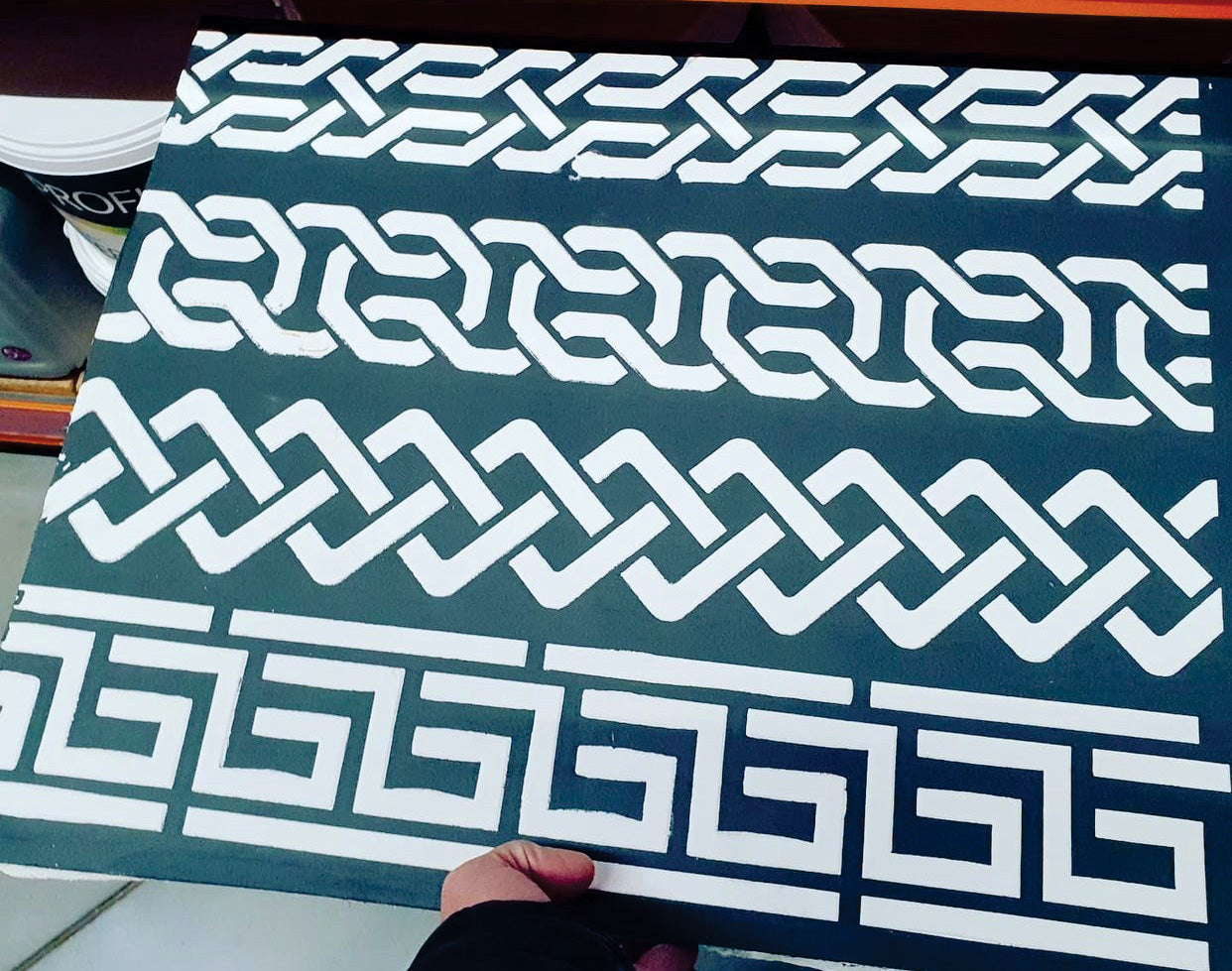 Stencil DFA Border, for plaster and paint 0.3-1mm (B00001)