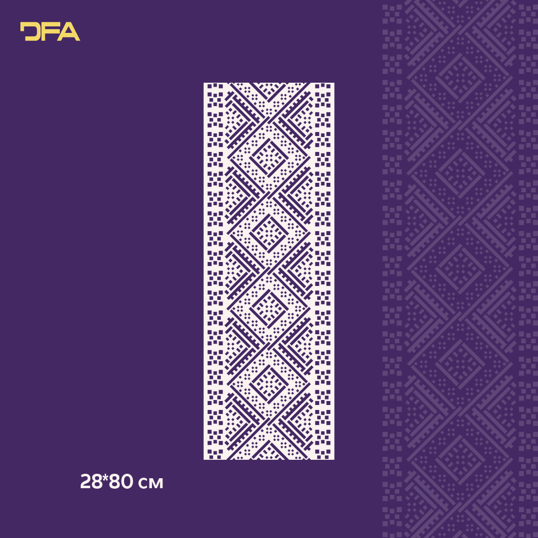 Stencil DFA Embroidery for plaster and paint 0.3-1mm (Z00059)