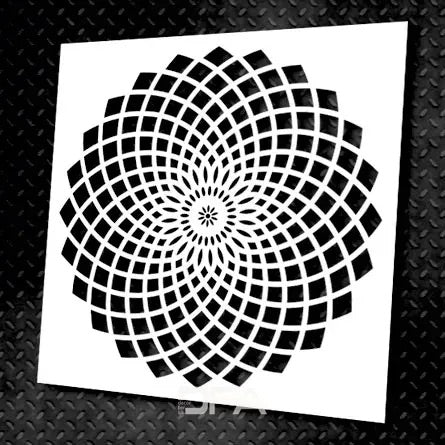 Create decorating magic with DFA Stencil Round Pattern 0.3-1mm (C00015-d)