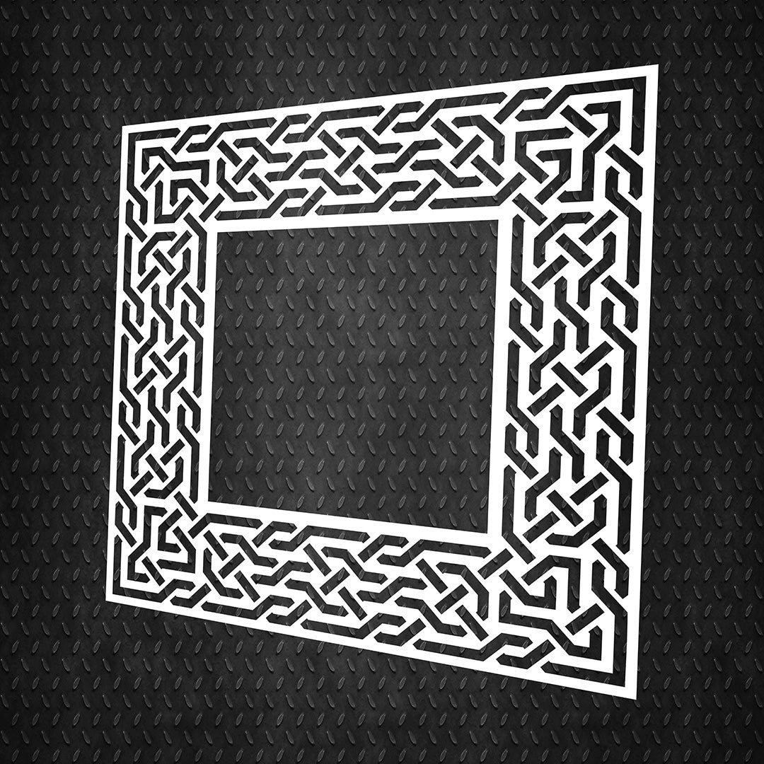Stencil DFA Square pattern, for plaster and paint 0.3-1mm (K00080)