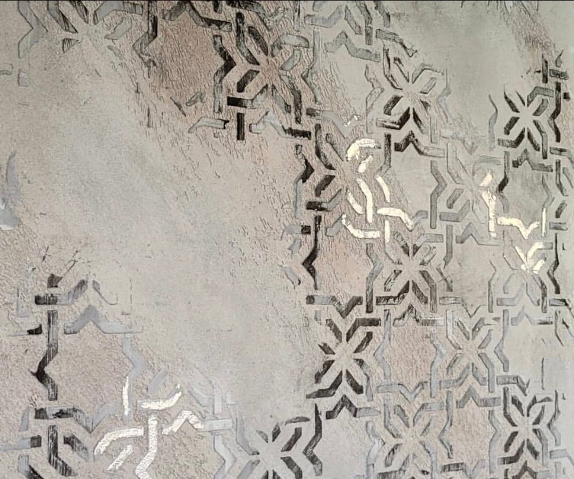 Create a unique geometric interior design with DFA stencil Geometry 0.3-1 mm (G00003)