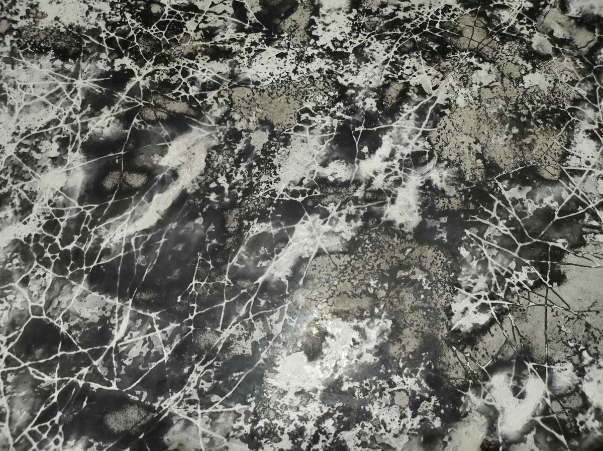 Silicone impression for decoration Marble veins red W00003