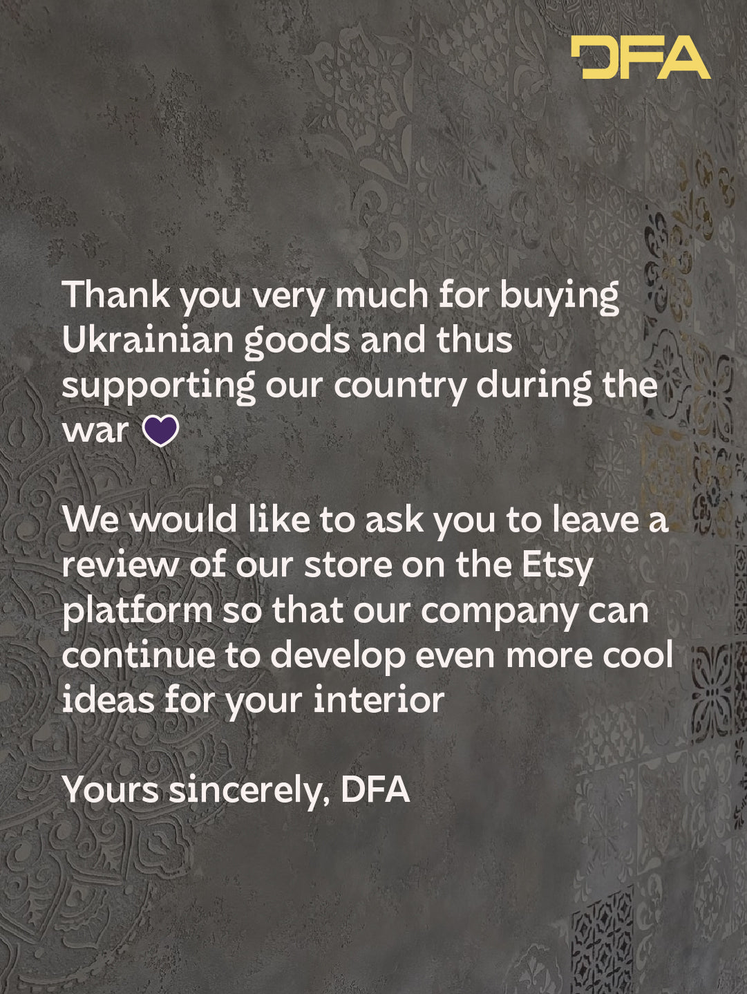 Set of stencils DFA for walls (East 72 + Round 117) for plaster and paint 0.3-1 mm (N00113)