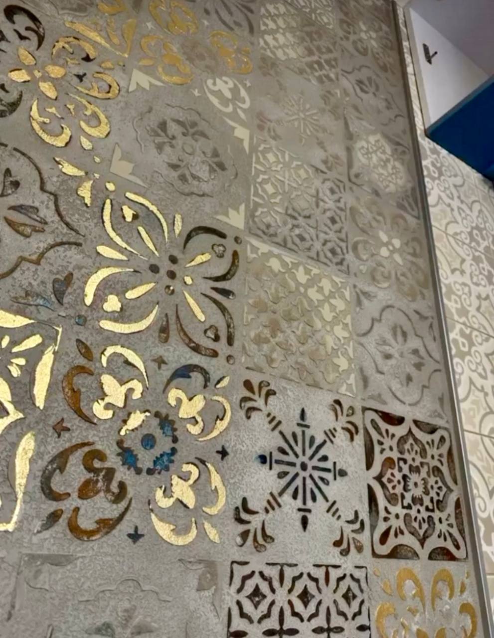 Create a stylish space: stencil DFA Square patterns for decorative decoration 0.3-1 mm (K00025)