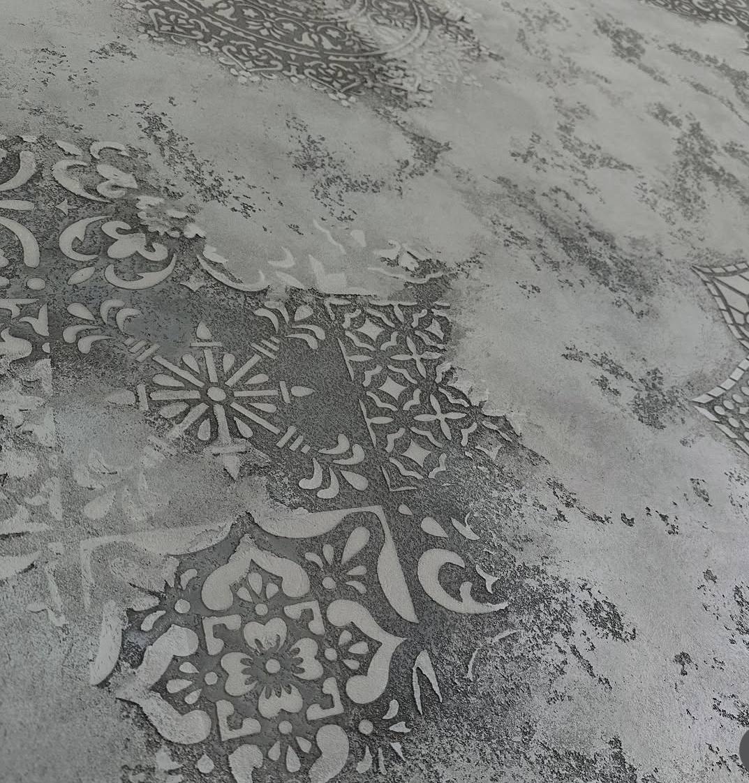 Create a stylish space: stencil DFA Square patterns for decorative decoration 0.3-1 mm (K00025)