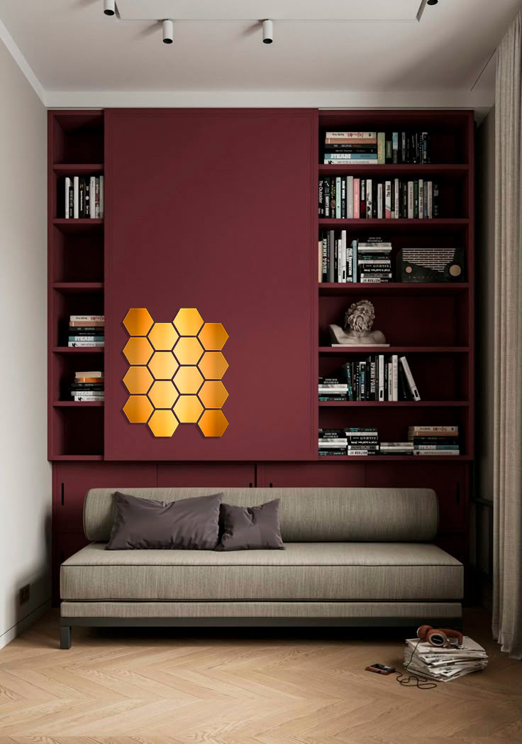 Mirror decor DFA Sota - visual expansion of space and elegance, 8 pcs/16 pcs (YA00027)