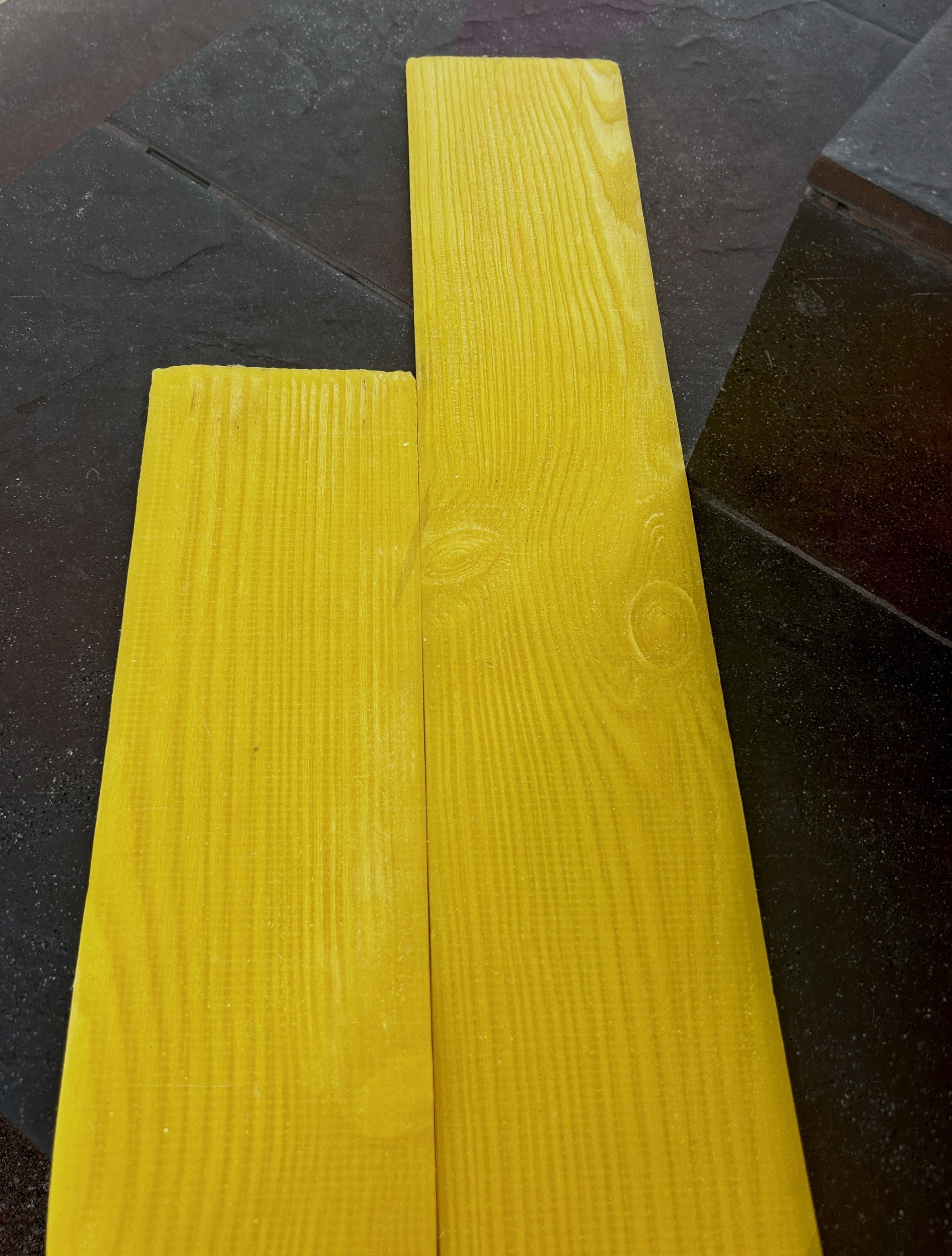 Silicone impression for decoration Tree 6 (yellow) W00026