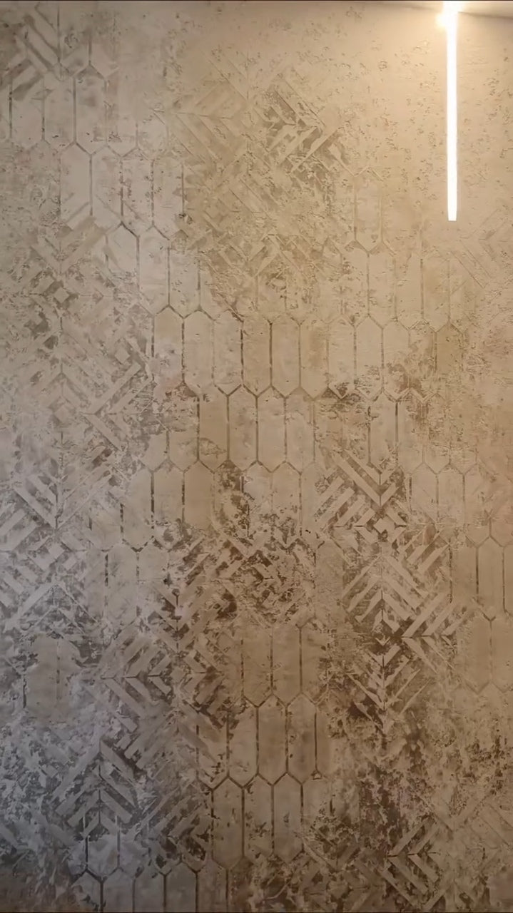 DFA 2-in-1 Stencil Set: Create Dynamic Honeycomb Style and Clear Geometry 0.3-1mm (N00150)