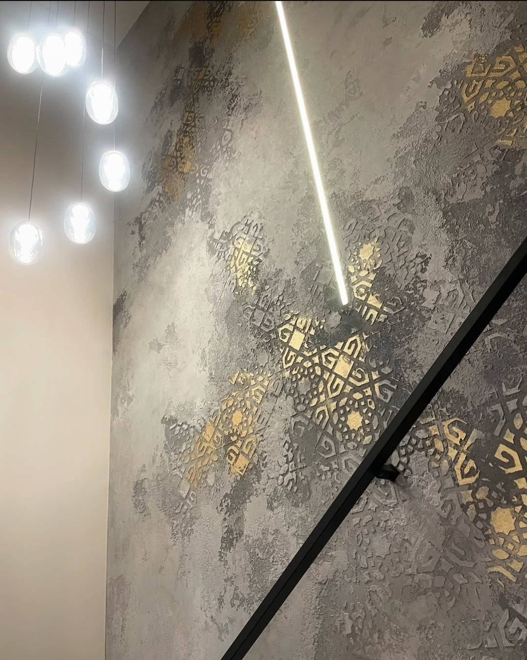 DFA decorative stencil: square pattern - simple and effective 0.3-1 mm (K00130)