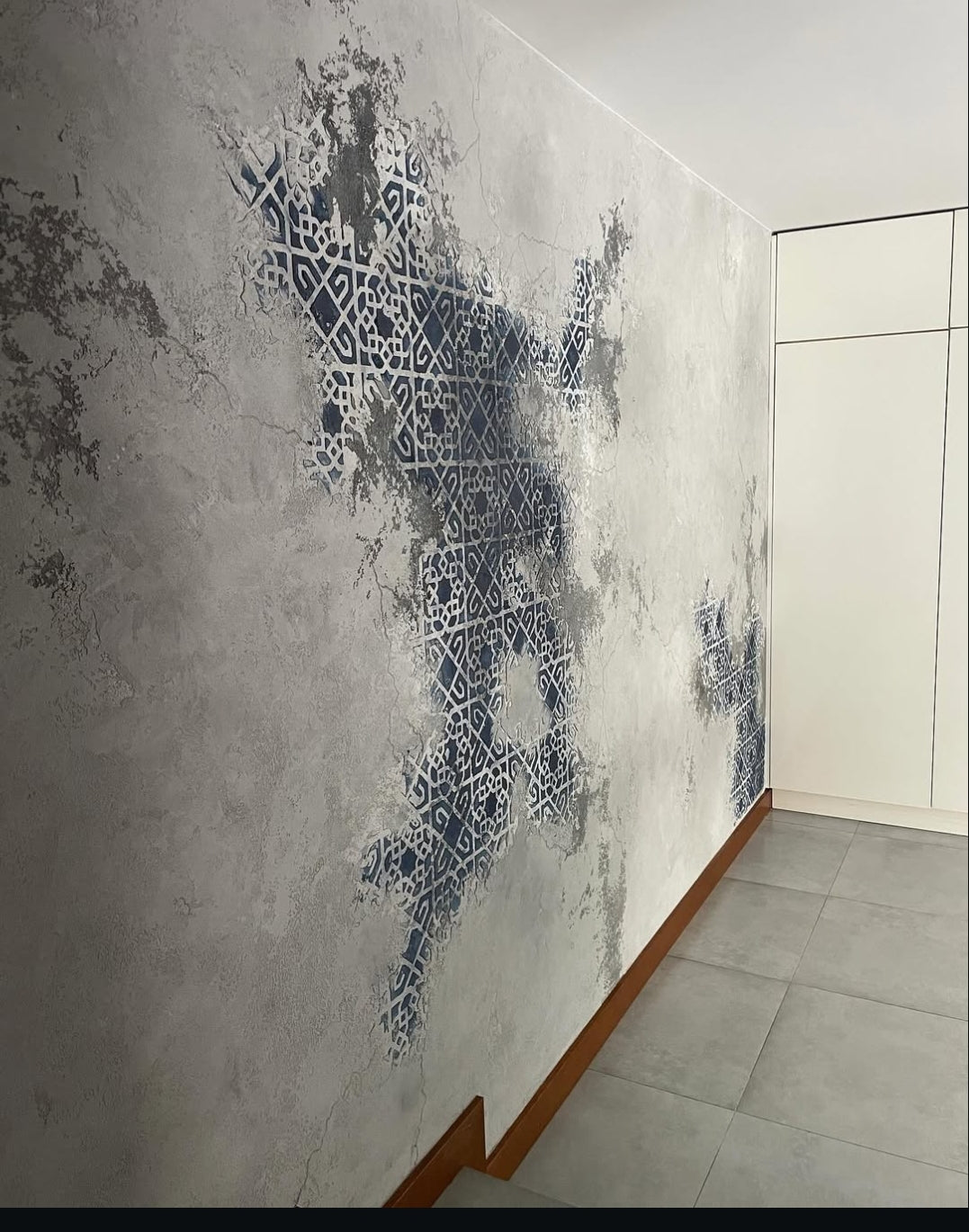 DFA decorative stencil: square pattern - simple and effective 0.3-1 mm (K00130)