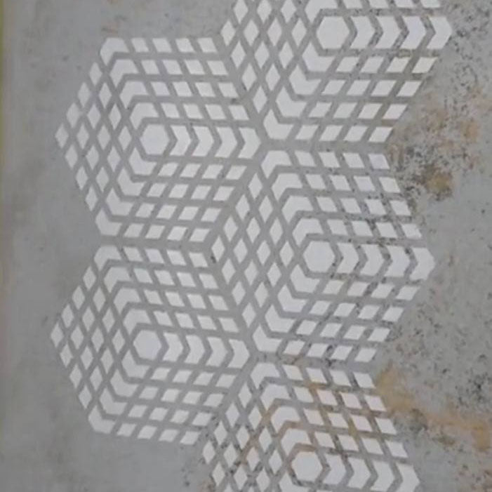 The ideal solution for trendy interior decoration – stencil DFA Geometry 0.3-1 mm (G00048)