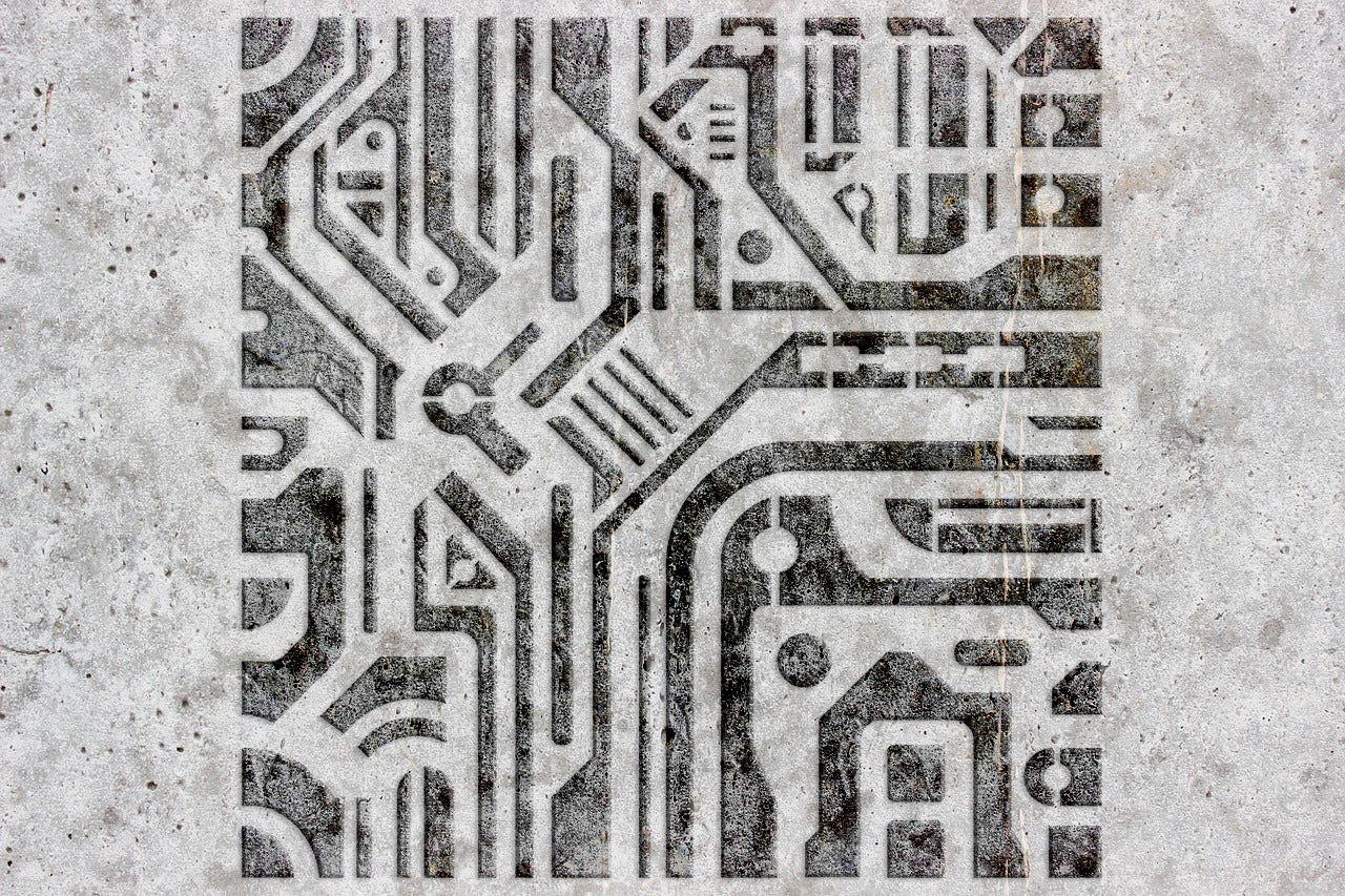 Reusable stencil DFA for decorative plaster Loft 23 (L00029)