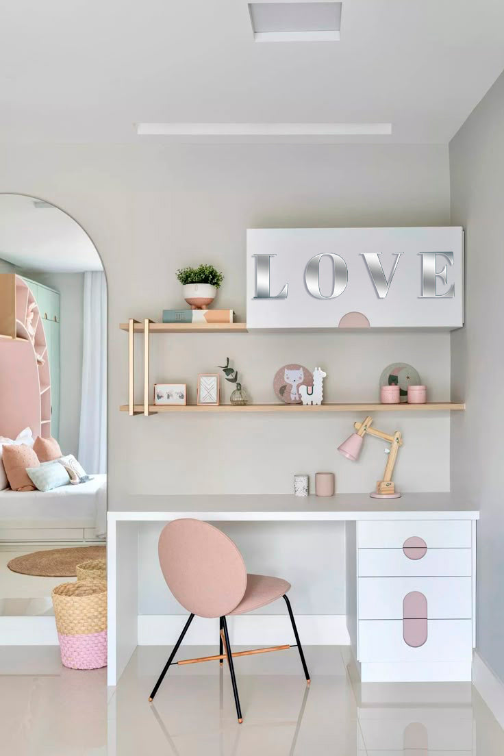 Stylish accent LOVE: DFA mirror decor for modern interior (YA00019)