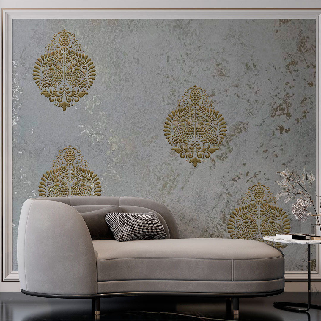 Elegance and classic with DFA stencil Royal Damask 0.3-1 mm (D00022-d)