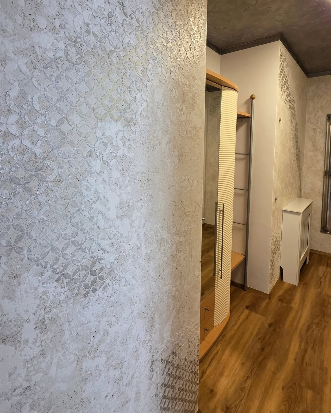 Geometric ornaments DFA - stylish stencil for decorative plaster and paint 0.3-1 mm (G00023)