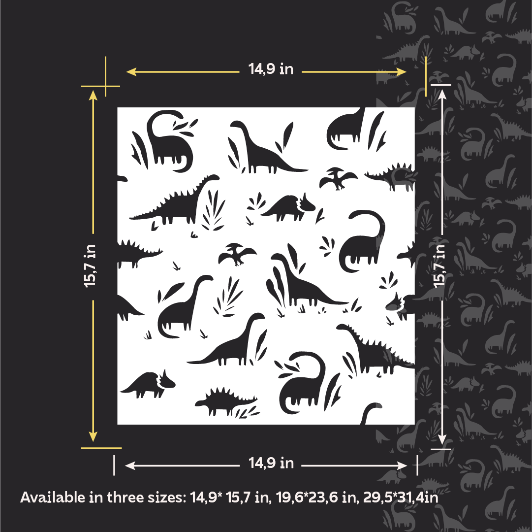 "Dinosaurs" photo wallpaper — a magical atmosphere in the children's room (DFA material 0.3–1 mm, art. E00096)
