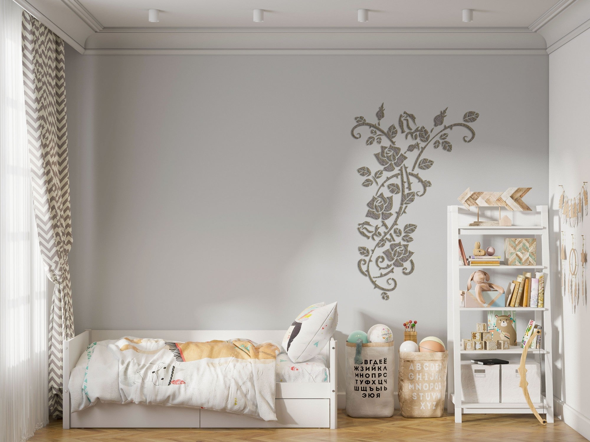 DFA reusable stencil Nature for plaster and paint 0.3-1mm (P00095)