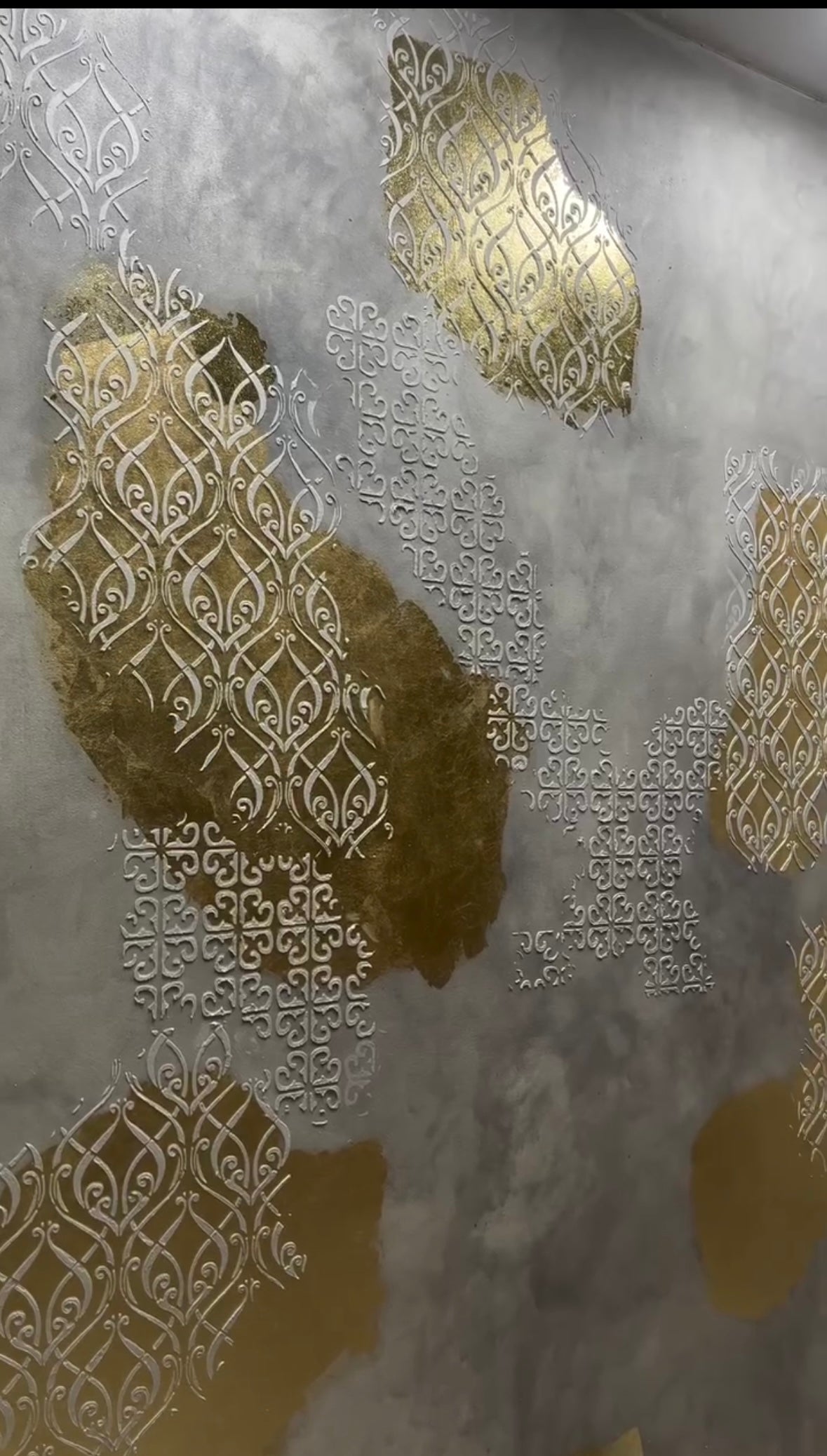 Decor in oriental style - DFA stencil for creating an elegant ornament 0.3-1 mm (V000075-d)