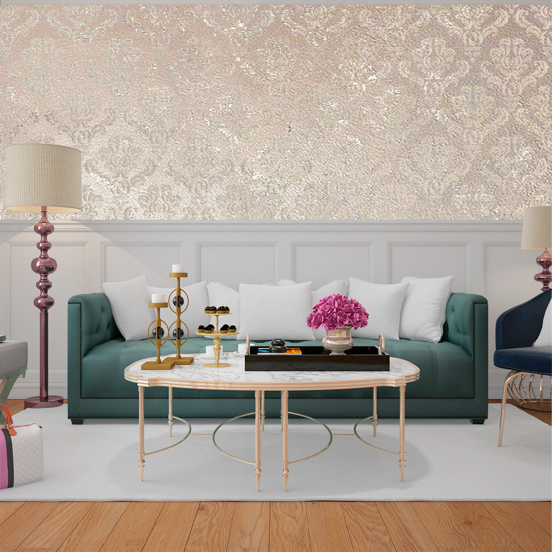 Reusable stencil DFA for decorative plaster and paint Oriental pattern 0.3-1mm (V00042)