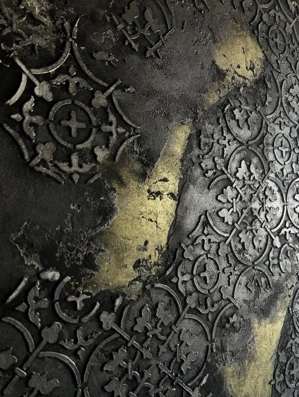 Oriental ornament for walls - sophisticated decor with stencil DFA 0.3-1 mm (V00006)