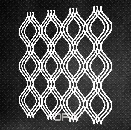 Create with taste: oriental ornament DFA for bright solutions in decor 0.3-1 mm (V00026)