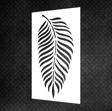Stencil DFA for decoration Nature Palm leaf for plaster and paint 0.3-1mm (Р00005)